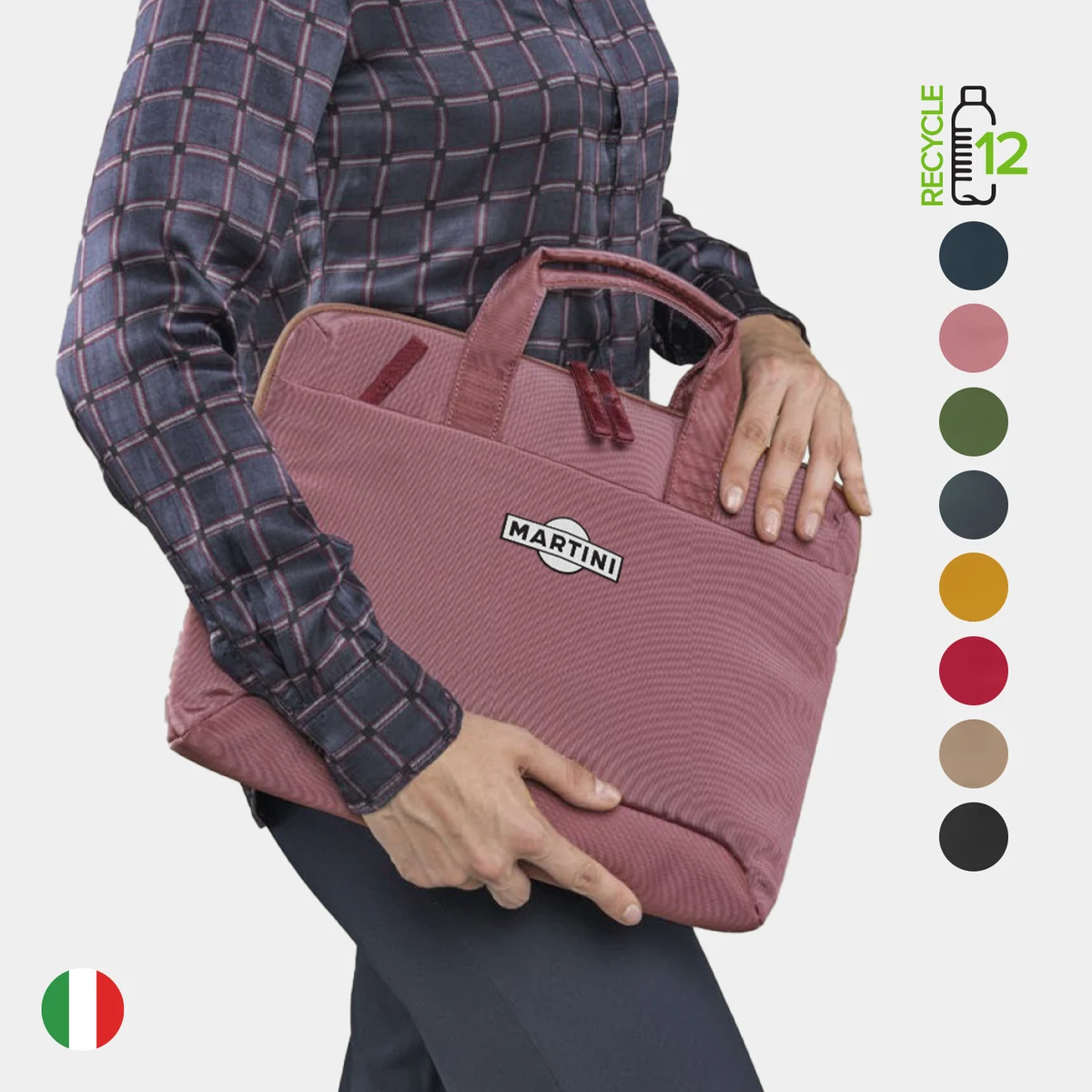 TUCANO® - Italy Recycled Executive Anti-Shock Slim 14" Laptop Bag 1