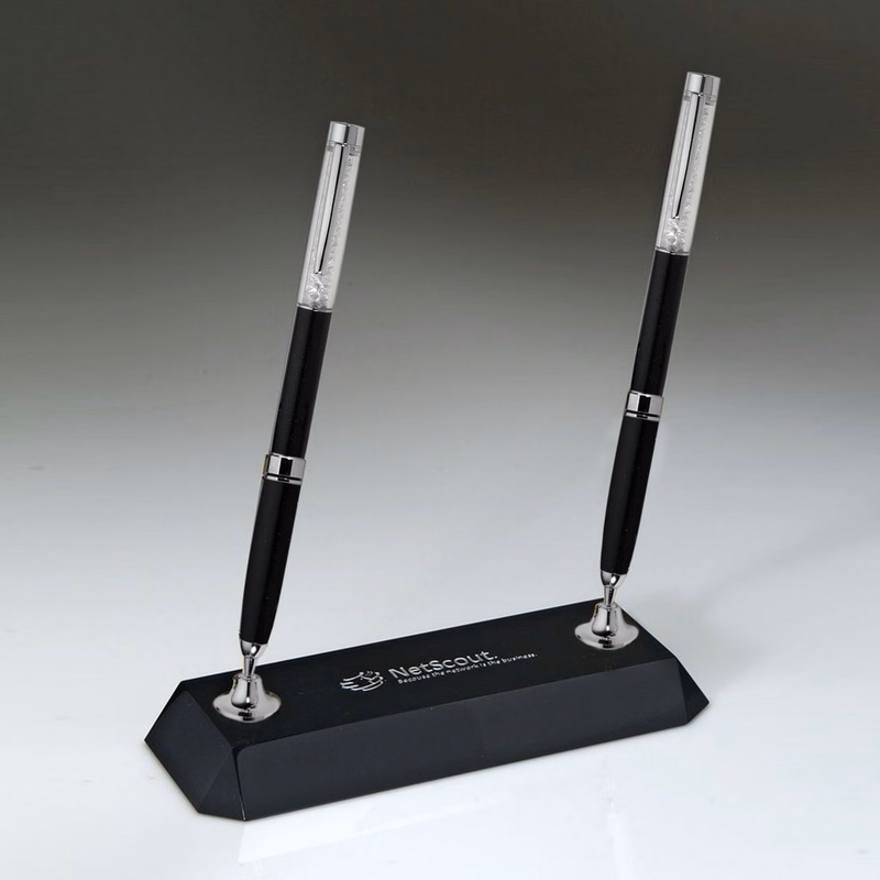 Black Crystal Pen Set w/ 2 Black pens_D712CA
