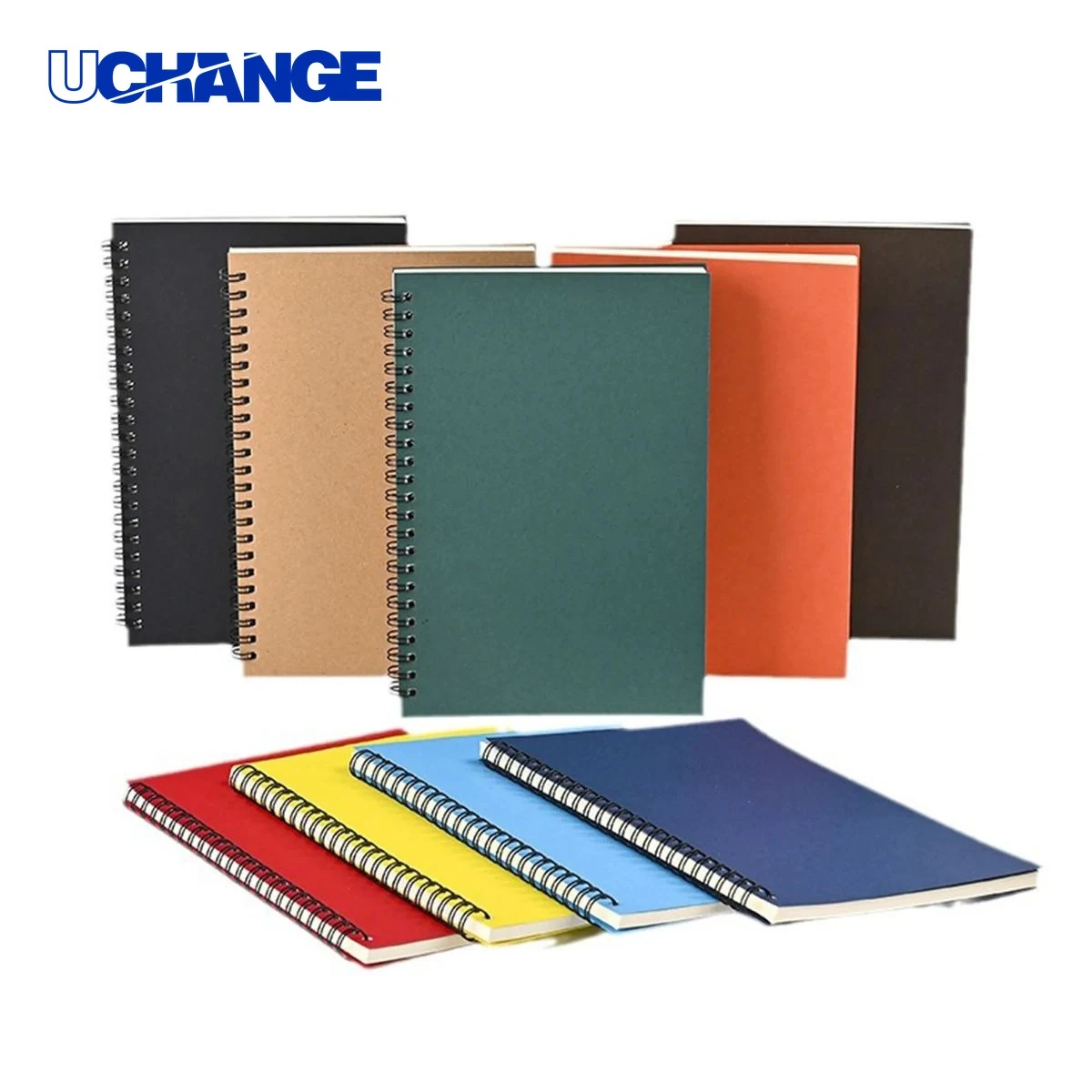 A5 Eco Paper Cover Spiral Notebook Journal 1