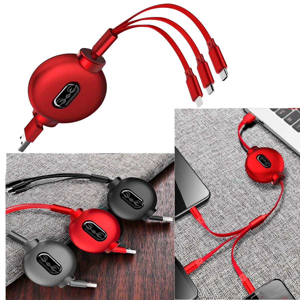 6 in 1 Usb Port Charging Cable 1
