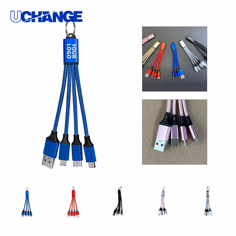 Keyring Charging Cable Travel Connector