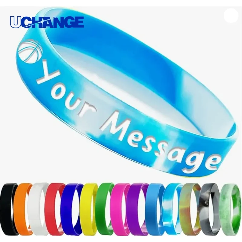 Debossed Silicone Wristband Custom Branding for Events 1
