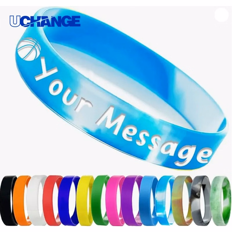 Debossed Silicone Wristband Custom Branding for Events