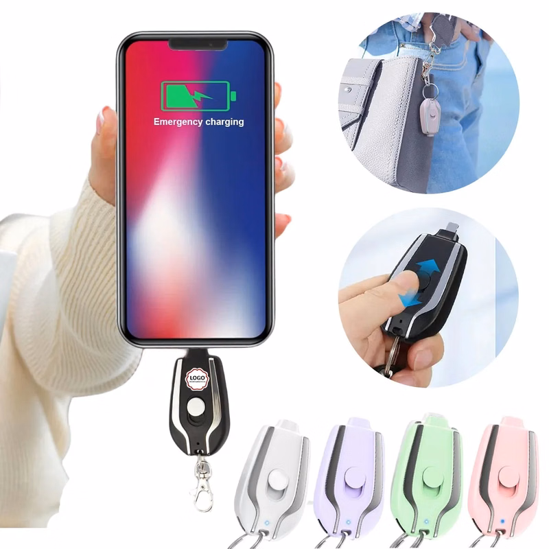 1500mah Keychain Portable Charger Power Bank For Phone
