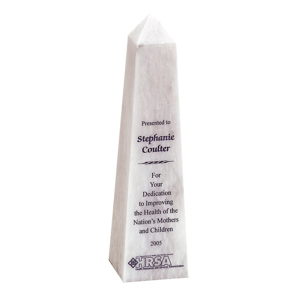 White Marble Obelisk 1