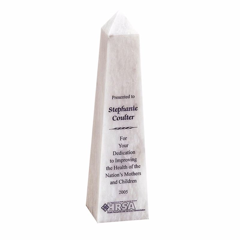 White Marble Obelisk