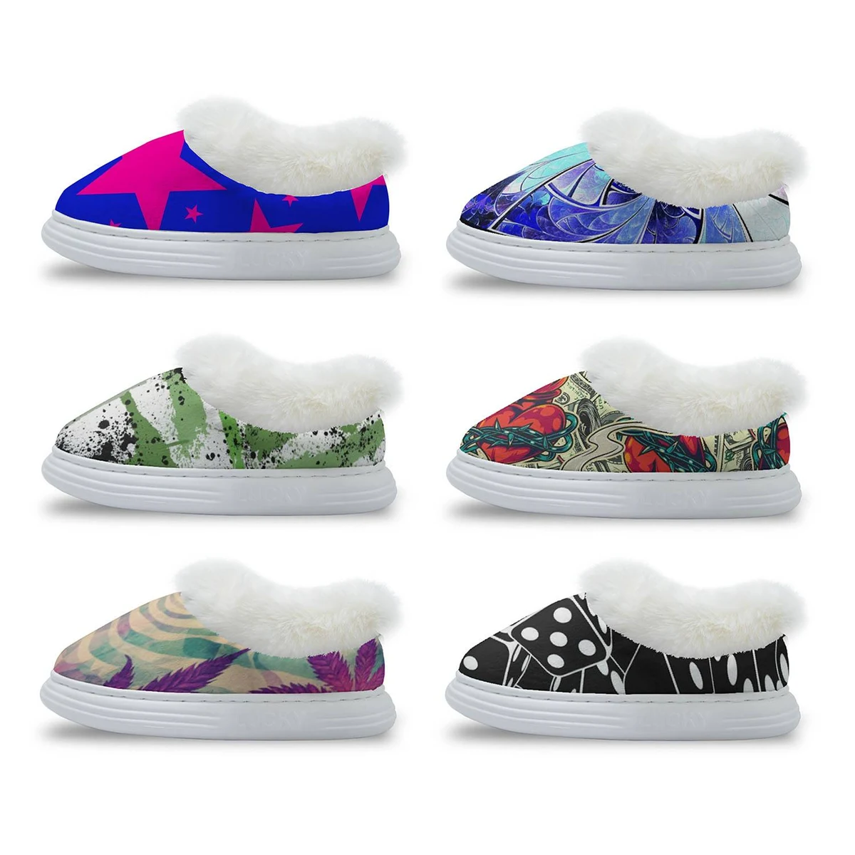 Custom Fleece-Lined Bootie Slippers 1