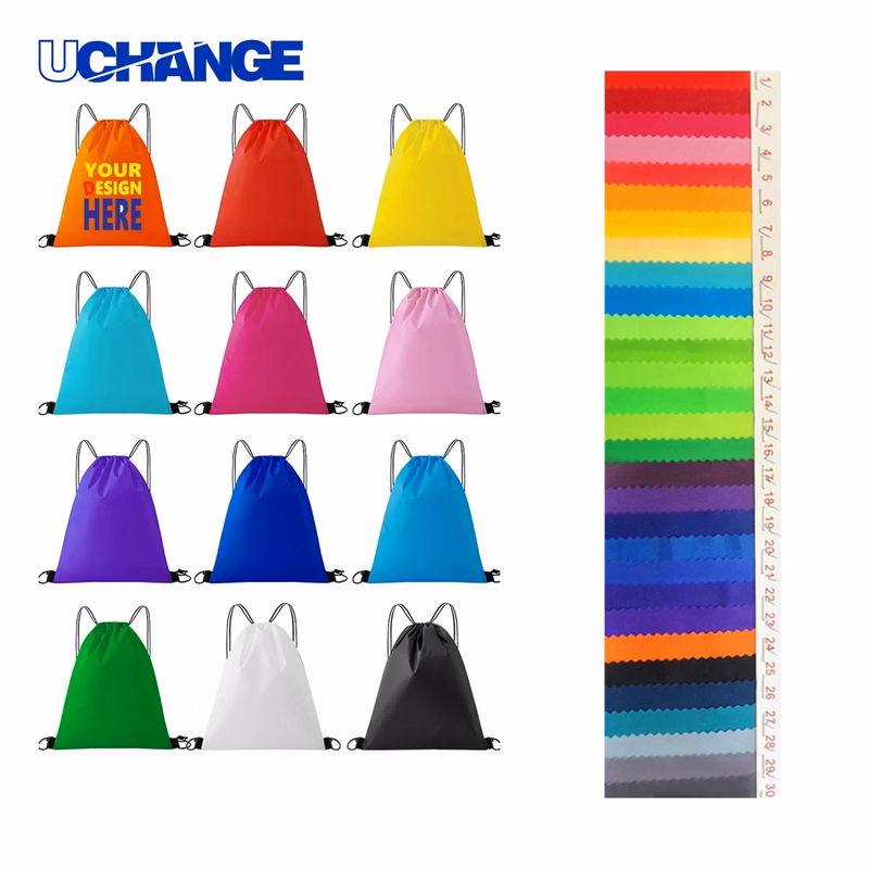 Polyester Drawstring Backpack Organizer for Sports Storage