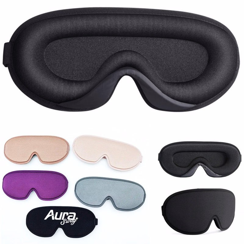Comfortable Lycra Sleep Mask for Travel and Restful Sleep