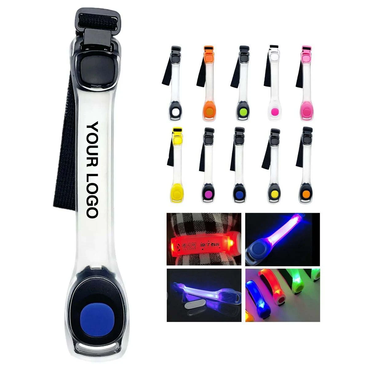 Rechargeable LED Safety Band for Night Visibility 1