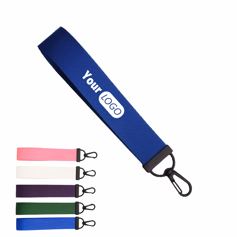 Nylon Webbing Wristband Keychain