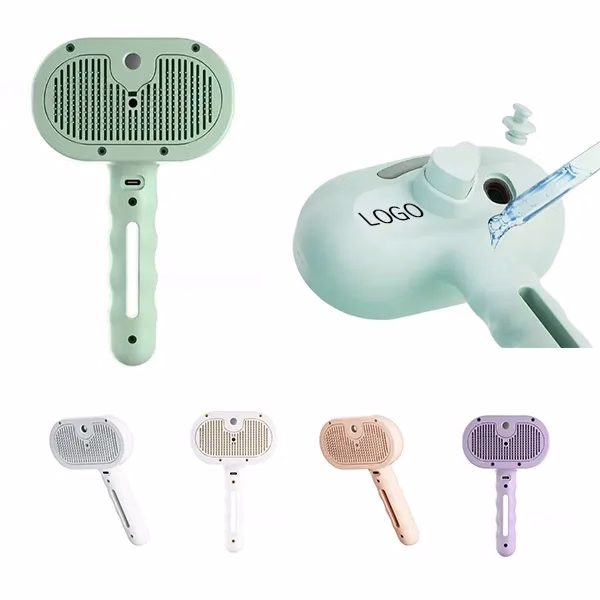 Pet Hair Grooming Brush with Gentle Combing and Massage