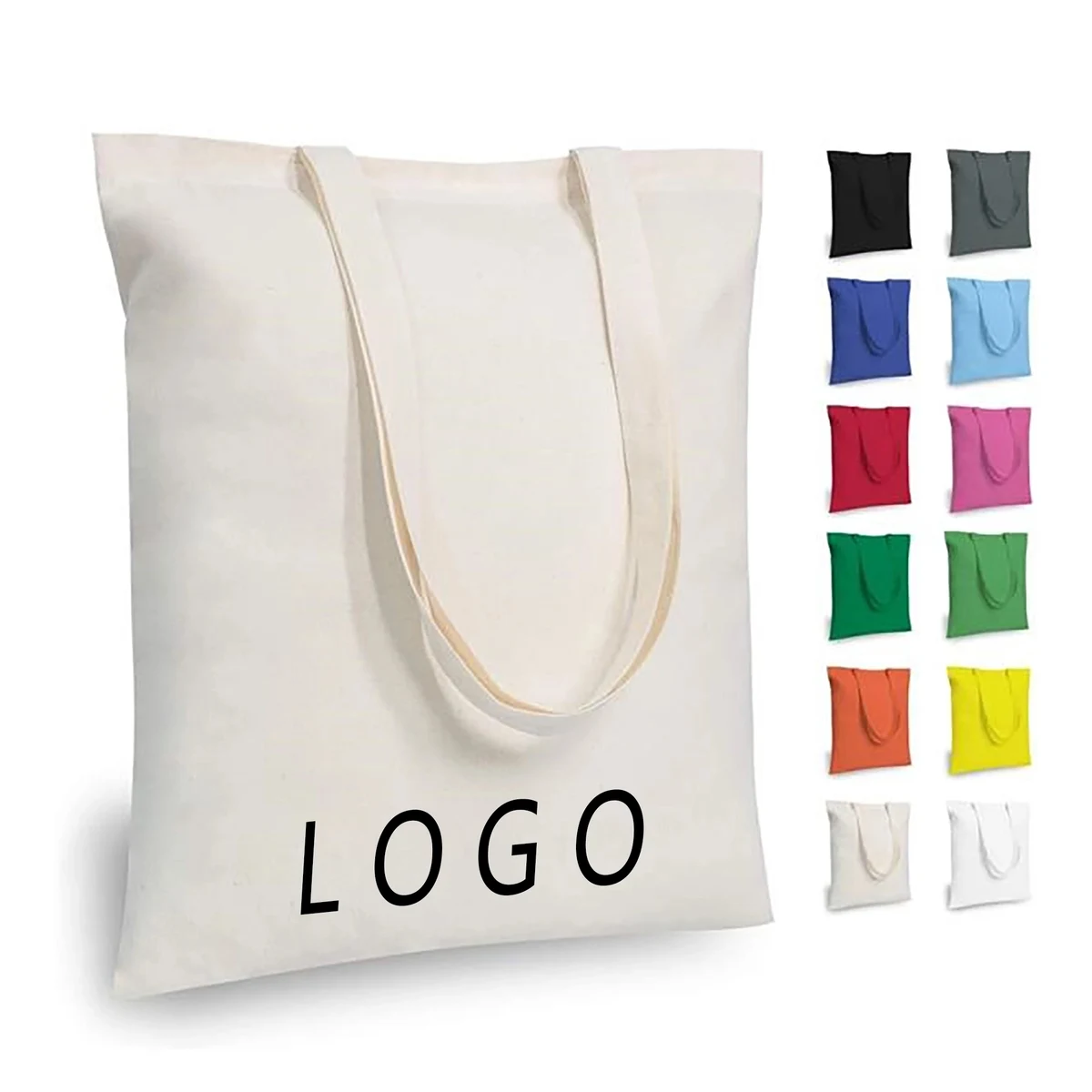 Canvas Tote Bag MOQ 50PCS, custom tote bag with logo imprint 1