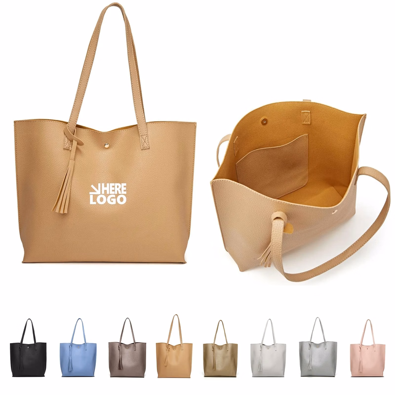 Medium PU Stylish Shoulder Tote Bag