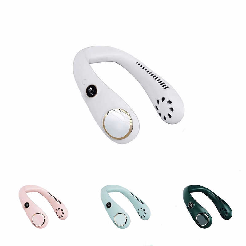 Usb Rechargeable Portable Neck Fan Hands Free Bladeless