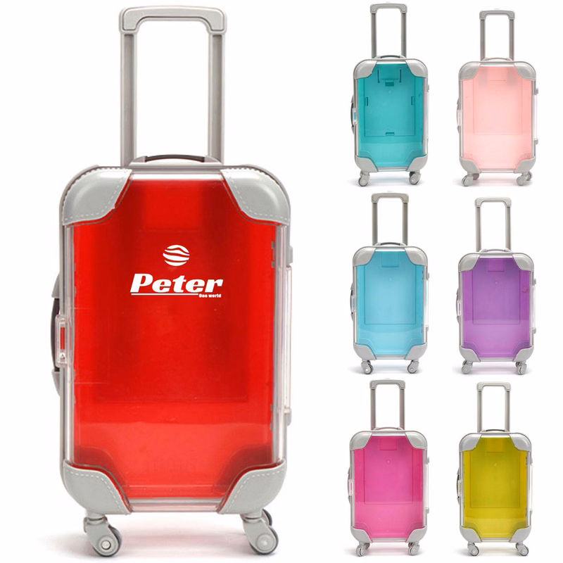 Mini Safe Plastic Travel Suitcase Toy Storage Box