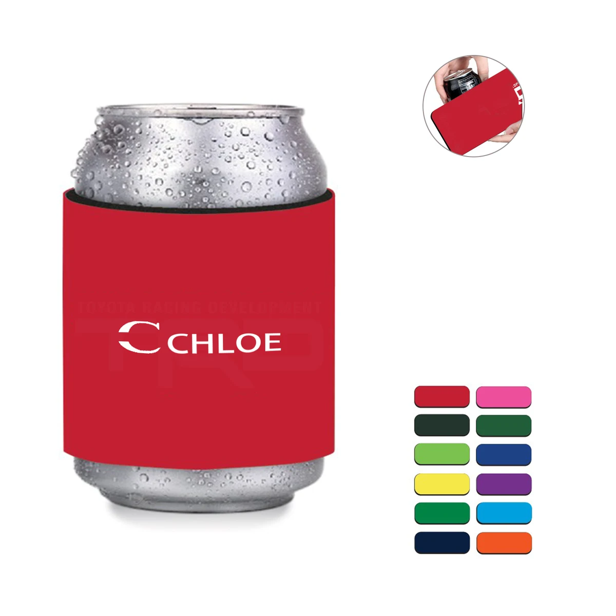Slap Wrap Neoprene Beverage Can Kooler 1