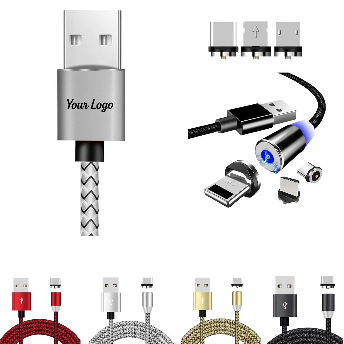 Magnetic Multi Connector Charging Cord 1