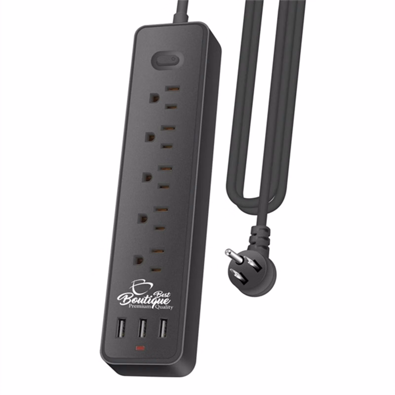 In Stock Lightning Overload Protection USB Power Strip