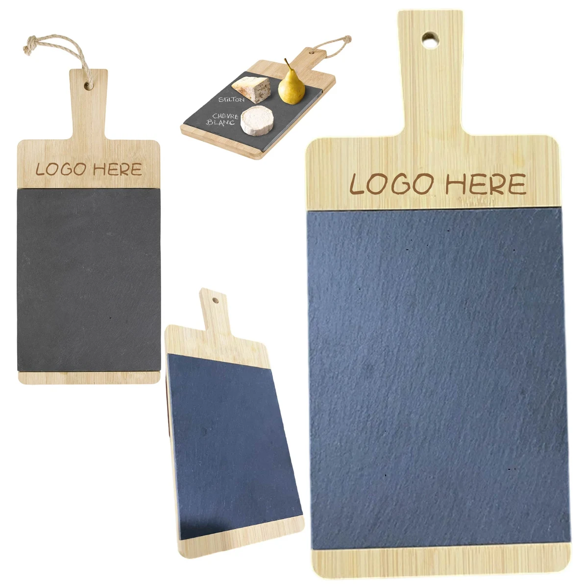 Bamboo Slate Cheese Board 1