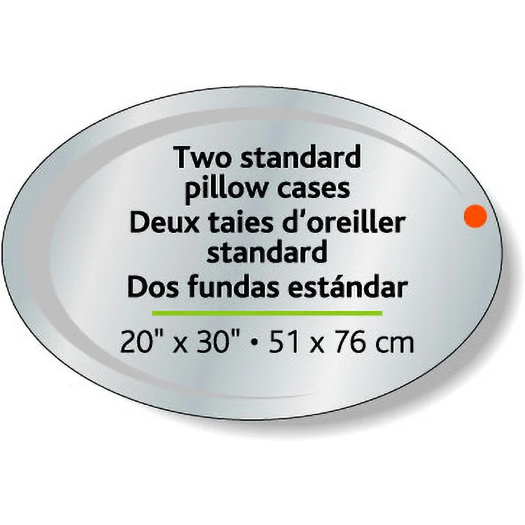 Bright Silver Foil Paper Roll Label Stock Oval (2"x3") 1