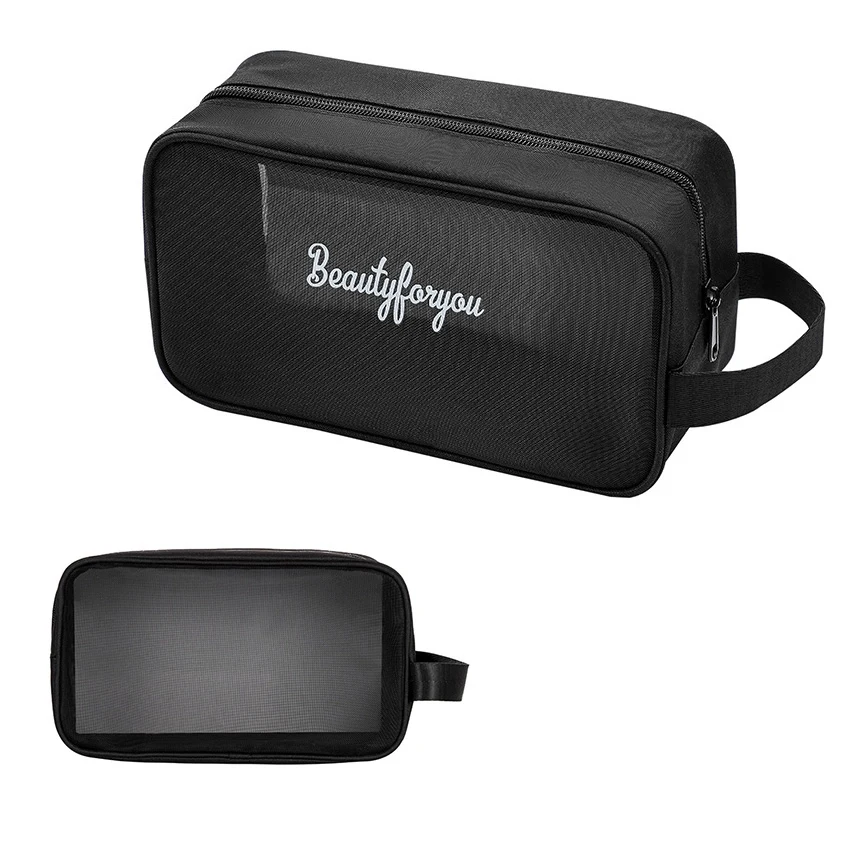Portable Mesh Makeup Bag 1