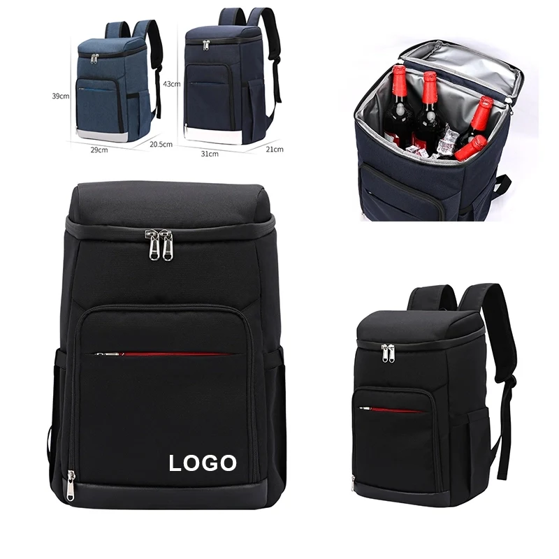 Insulated backpack cooler beer bag 1