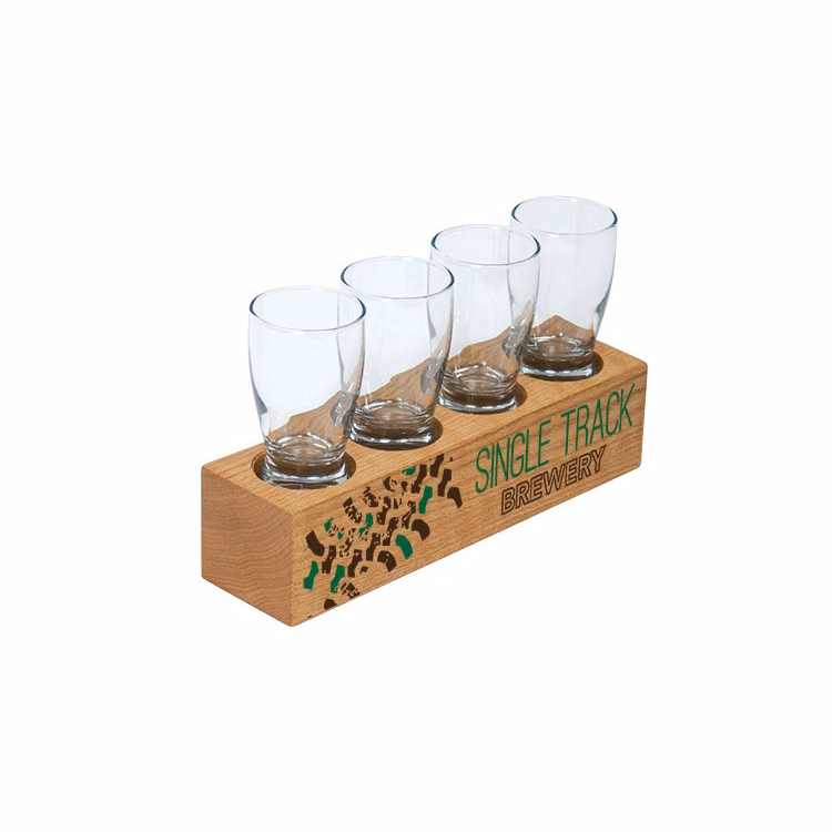 Sampler Block Beer Flight - 4 Pocket