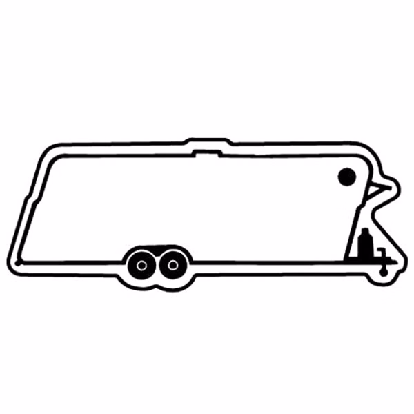 Windowless Mobile Home Key Tag - Spot Color