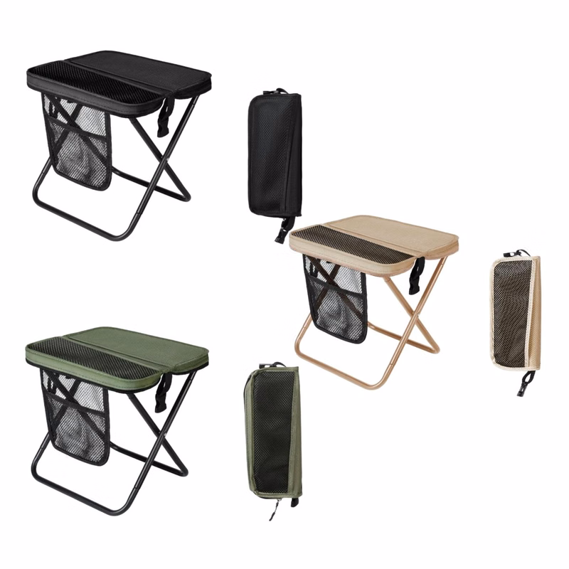 Portable Carbon Steel Folding Chair Seat