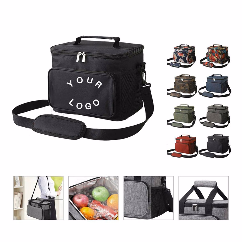 10L Portable Food Cooler Bag with Handle for Outdoors