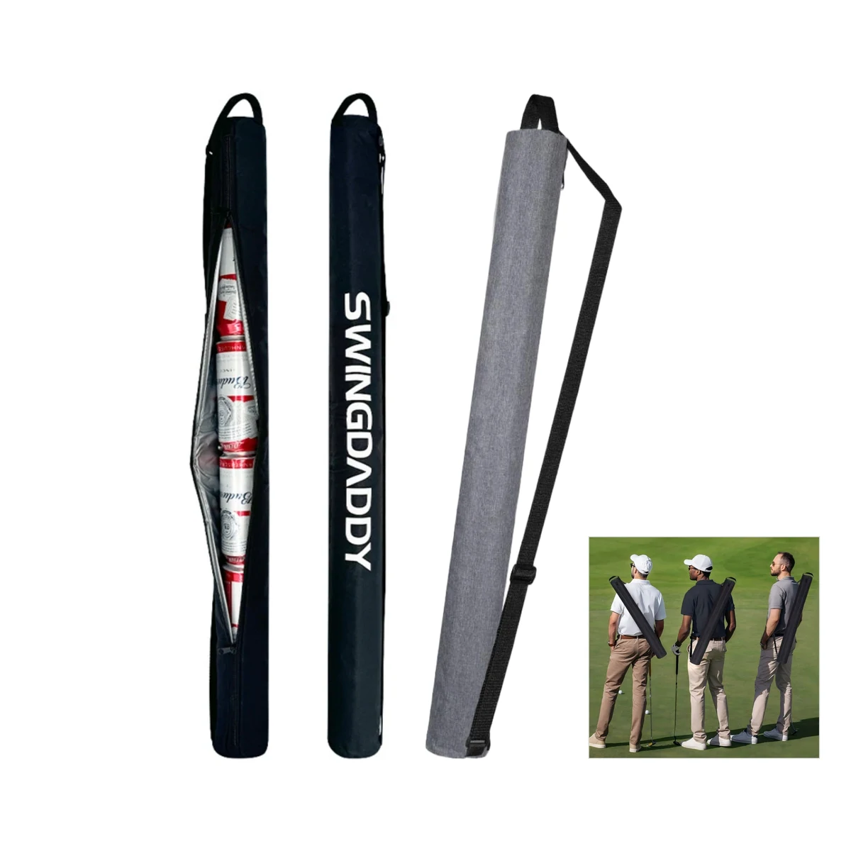 Beer Sleeve Golf Cooler Bag - Ocean 1