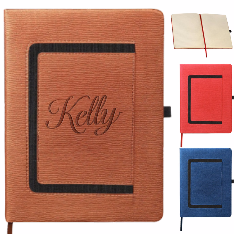 A5 PU Leather Cover Business Notebook w/ Pocket