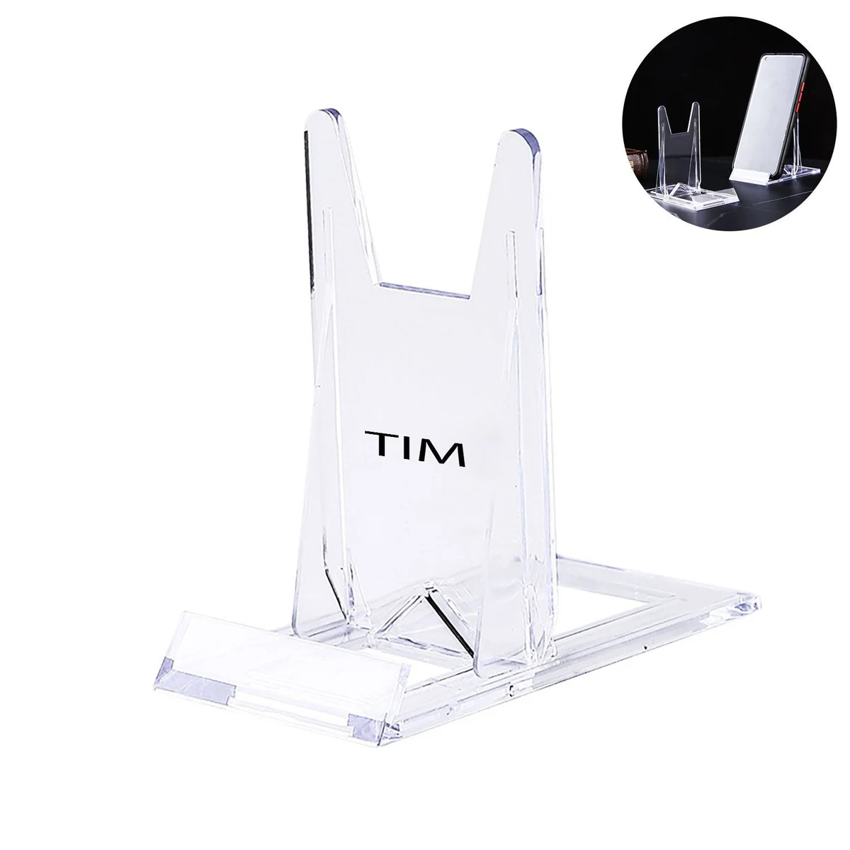 Plastic Transparent Phone Stand 1