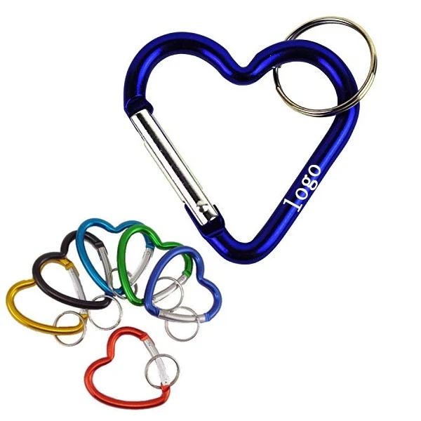 Heart Shape Carabiner Key Chain 1