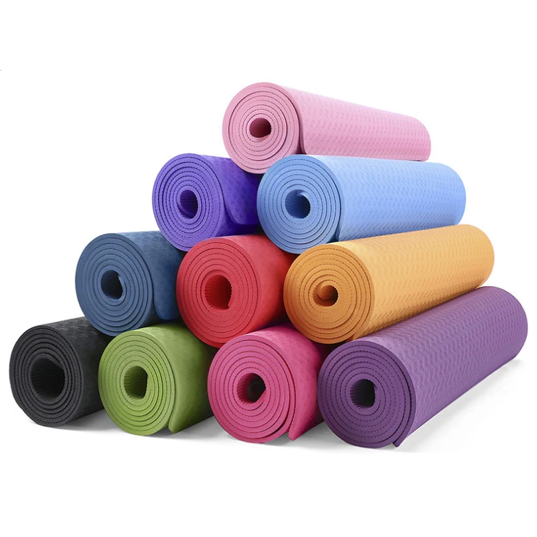 Tpe monochrome yoga mat 1