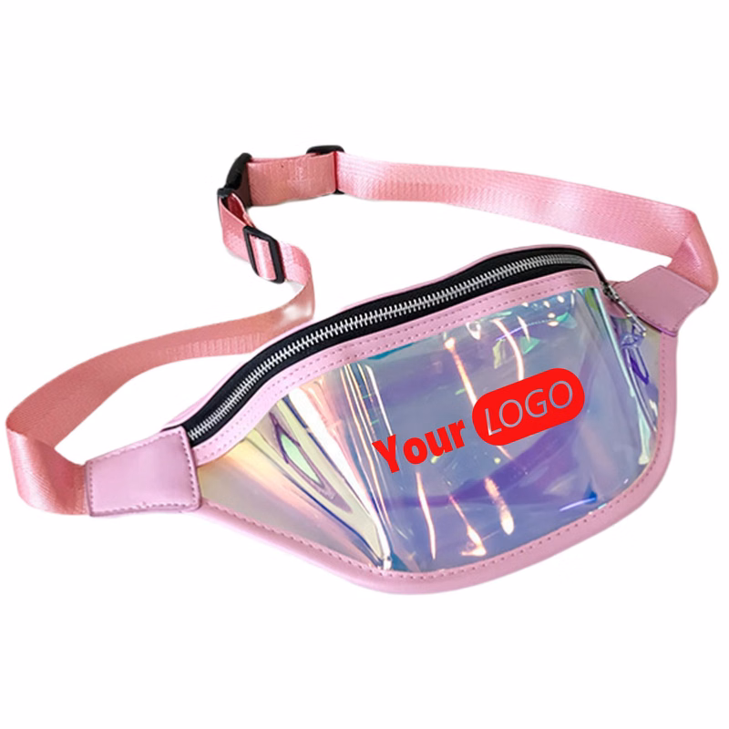 Clear PVC Zipper Waist Pack Bag