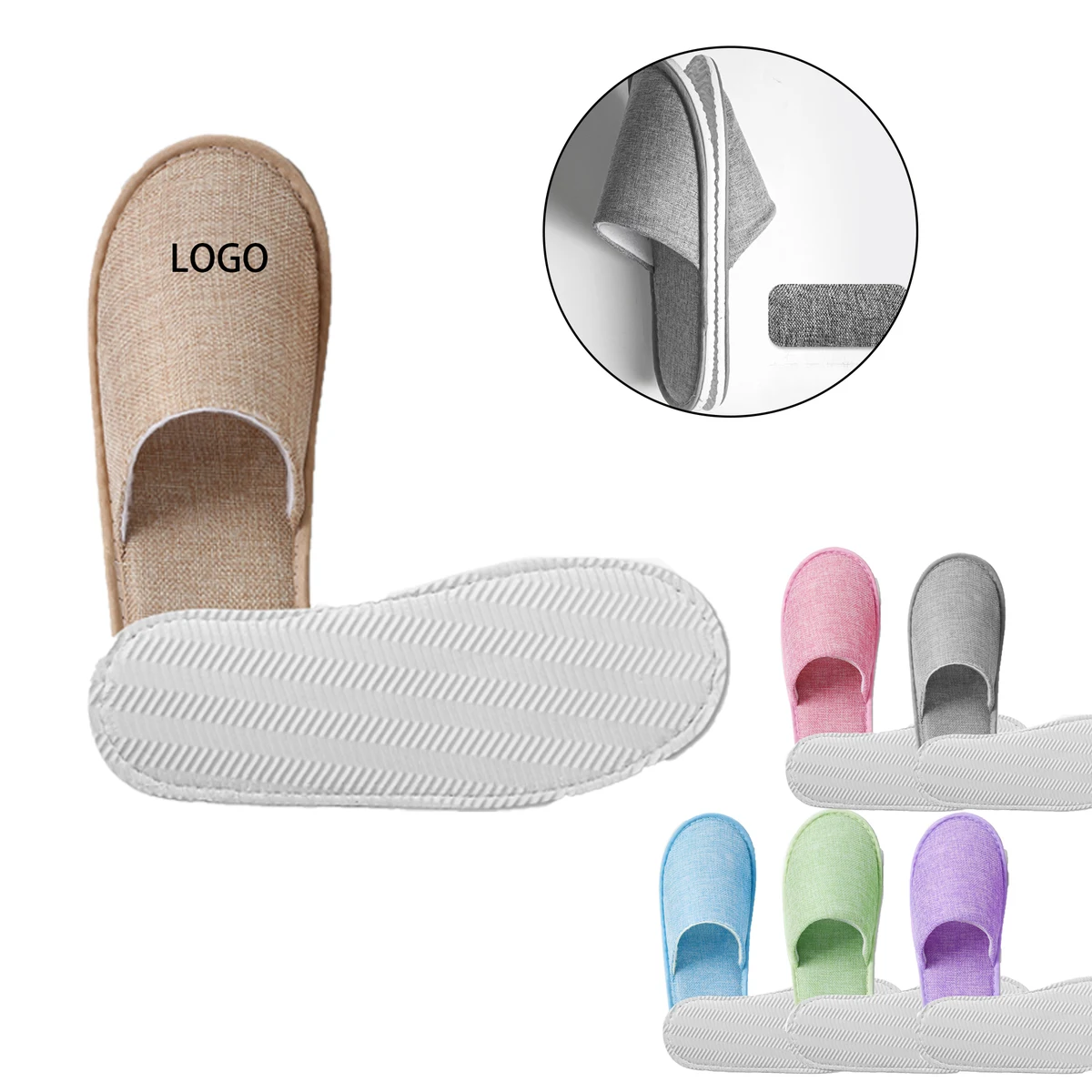 MOQ:100pcs Premium Hotel Slippers 1