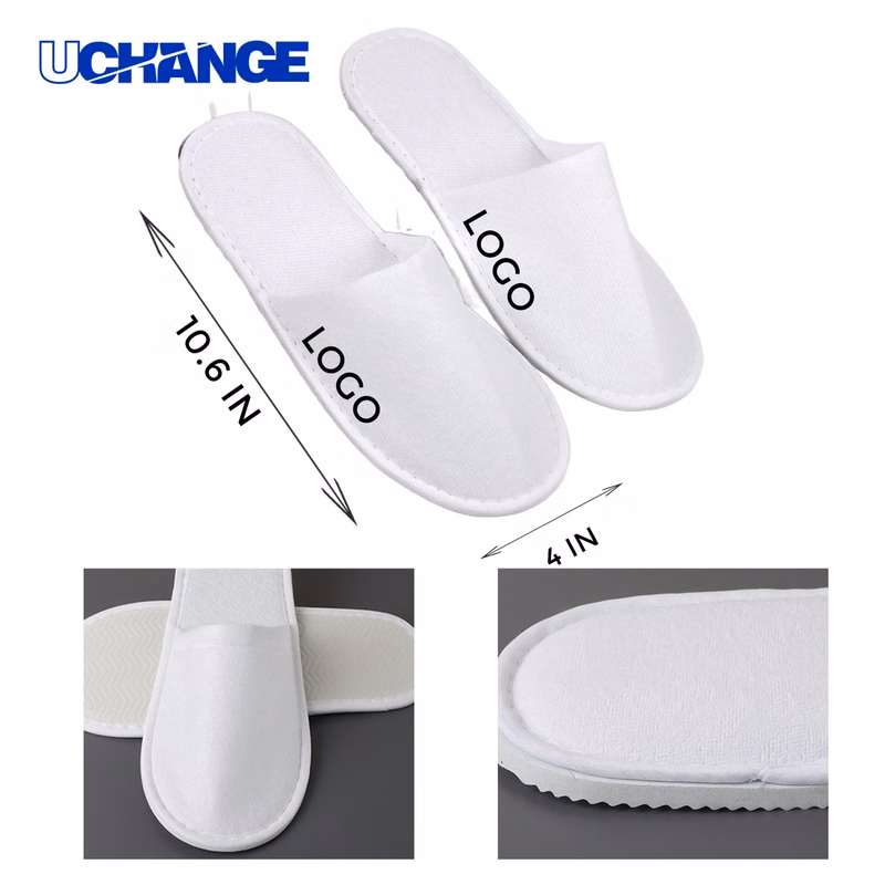 Hotel Brushed Fabric Slippers for Guest Comfort