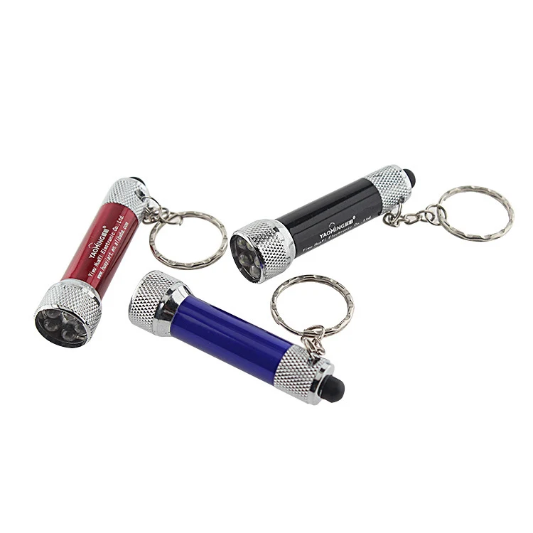 Mini Aluminum Alloy LED Flashlight Keychain 1