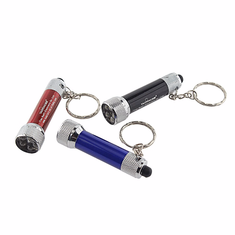 Mini Aluminum Alloy LED Flashlight Keychain