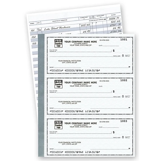 Secretary Deskbook 3-On-A-Page Compact Size Checks 1
