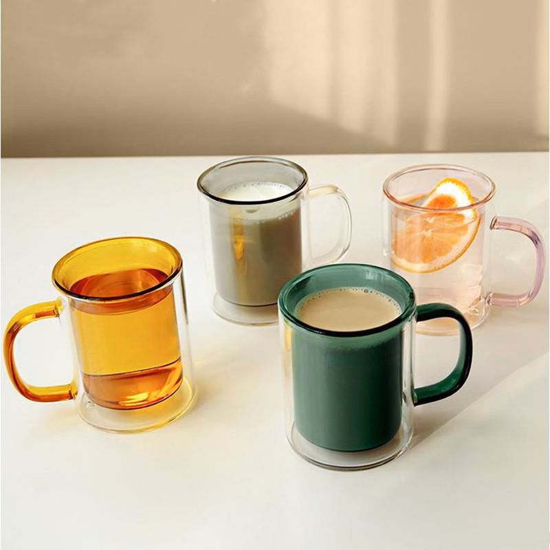 Double Insulated Glass Mug