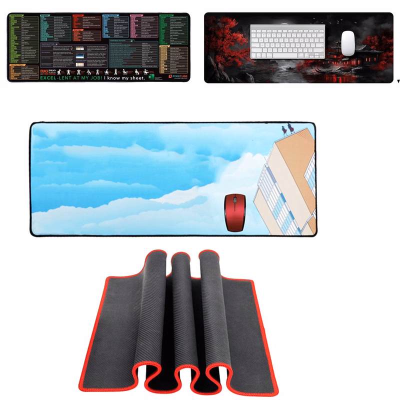 Large Desk Mat for Gaming & Work ?C Non-Slip Base
