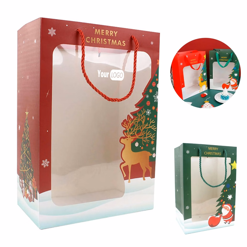 Paper Christmas Packaging Handbag