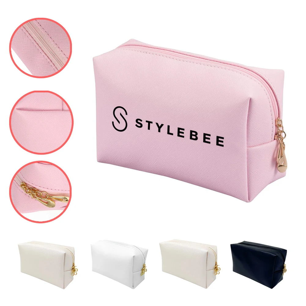 Luxe Saffiano Makeup Pouch 1