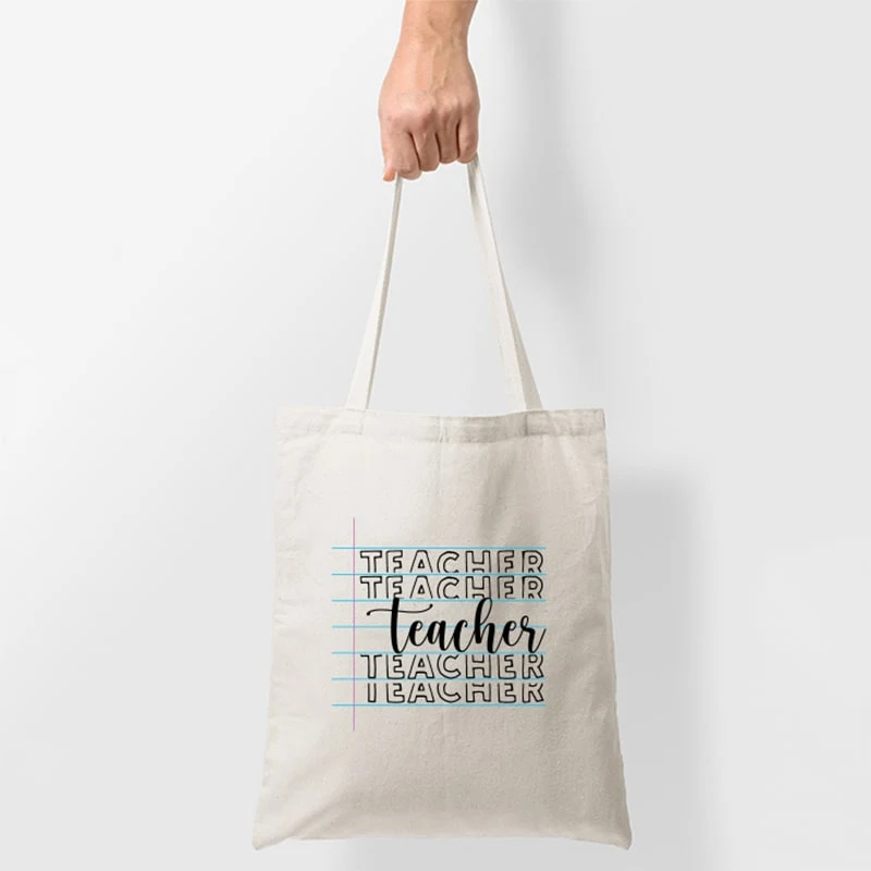 15 X 15 Inch Full Color Cotton Canvas Tote Bags 1
