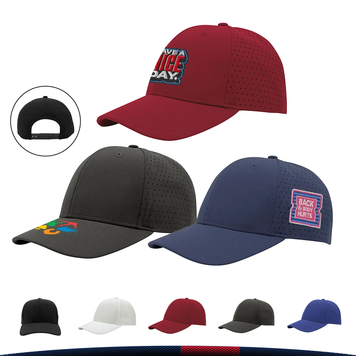 Jeniitail Perforated Performance Cap 1