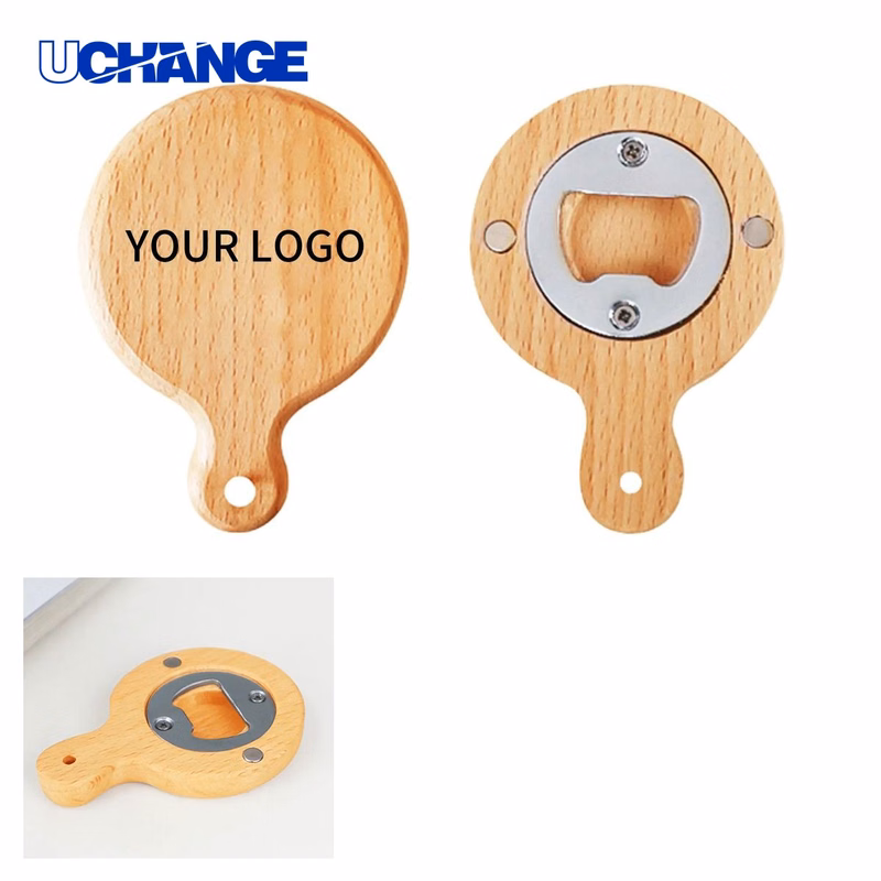 Cap Opener Tool Wooden Magnetic for Beer and Soda