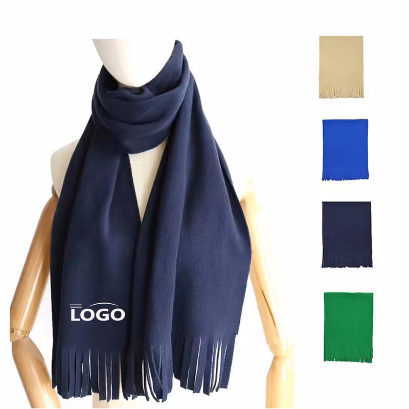 Polar Fleece Scarf With Tassel